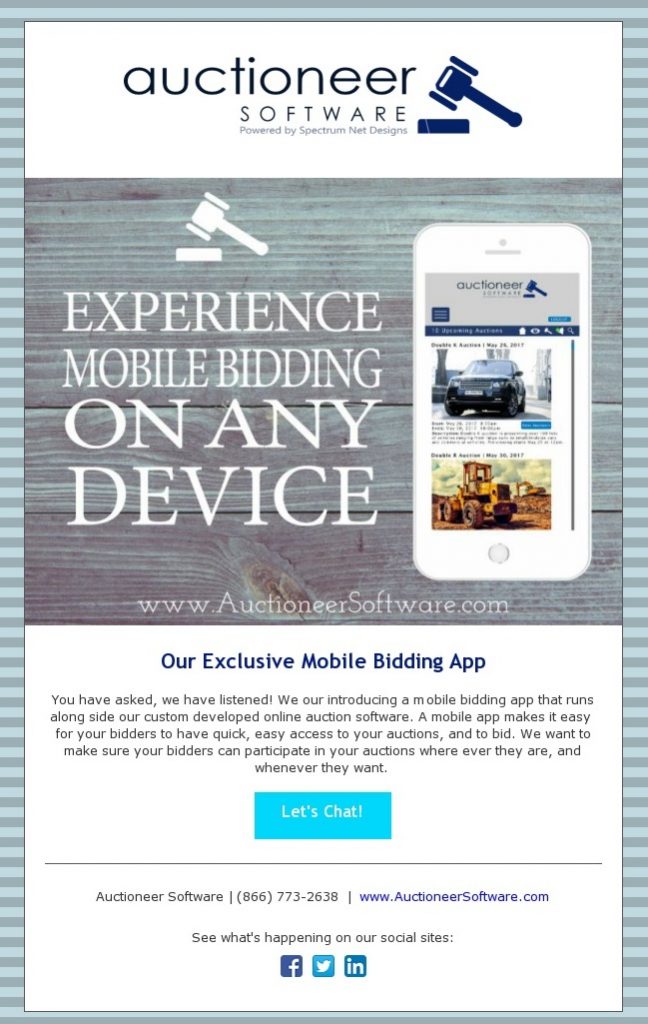 Experience Mobile Bidding