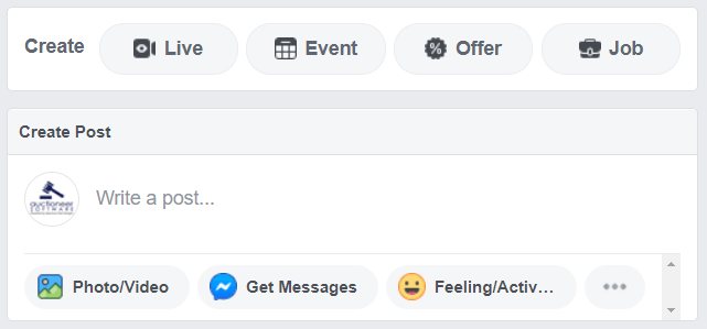 create facebook event