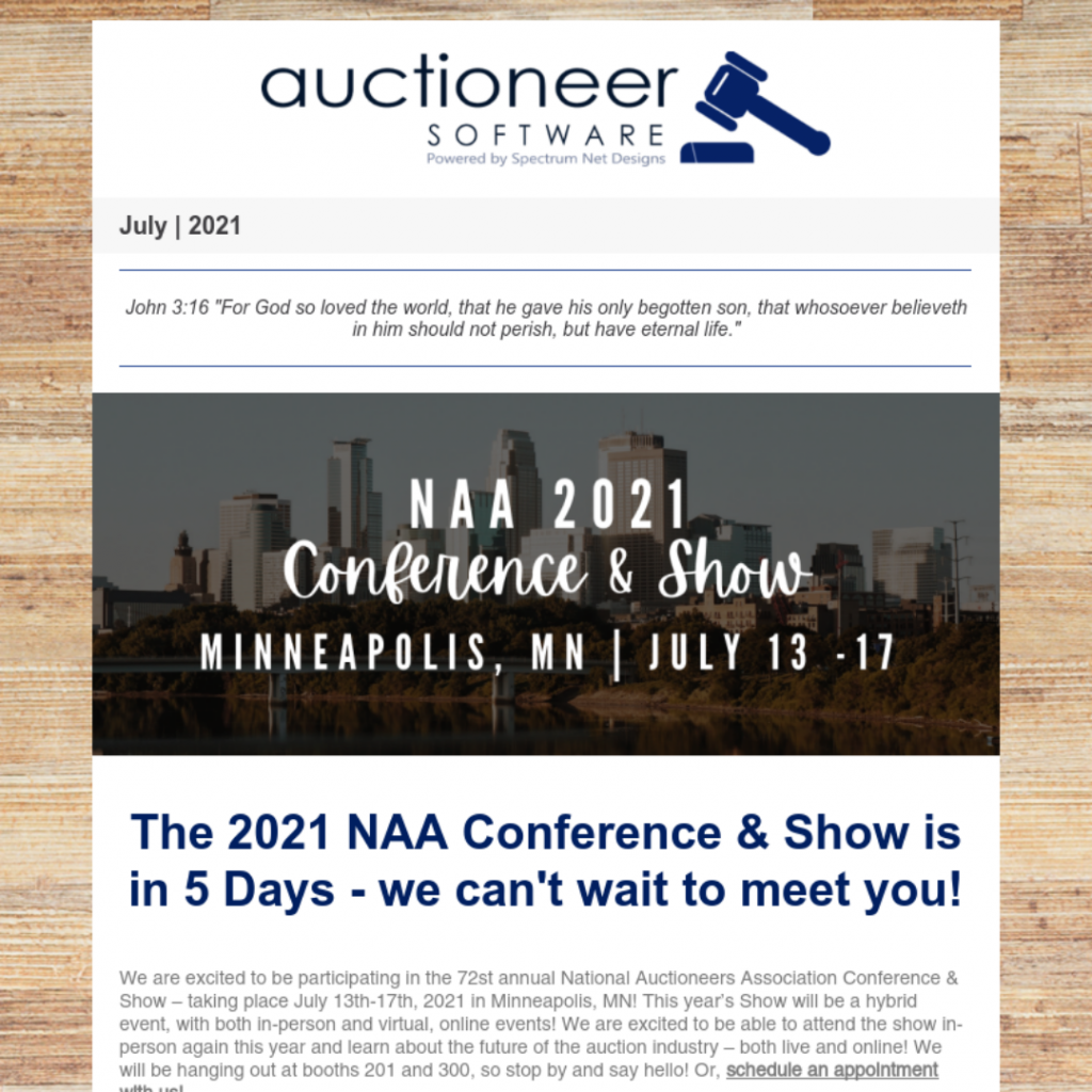 7.8.21 Auctioneer Newsletter Webpage Image